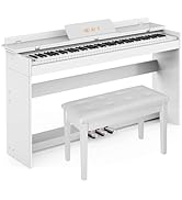 Amazon.com: HEXANT 88-Key Weighted Digital Piano, Full-Size Semi